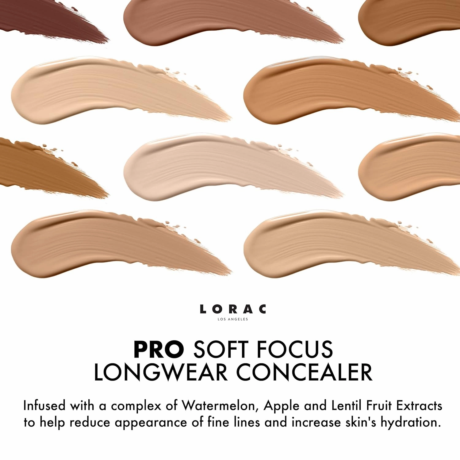 LORAC PRO Soft Focus Longwear Concealer, Full Coverage, Lightweight