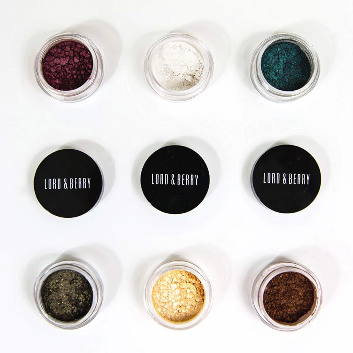 Lord & Berry Loose Eye Shadow Makeup Collection for Neutral, Nude, Brown, Green and Blue Eyes | Eyeshadow Palette Range from Matte, Shimmer, Natural, Small and Big, Light Bronze