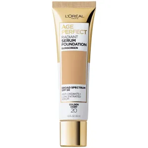 L'Oreal Paris Age Perfect Radiant Serum Foundation with SPF 50, Golden Ivory, 1 Ounce