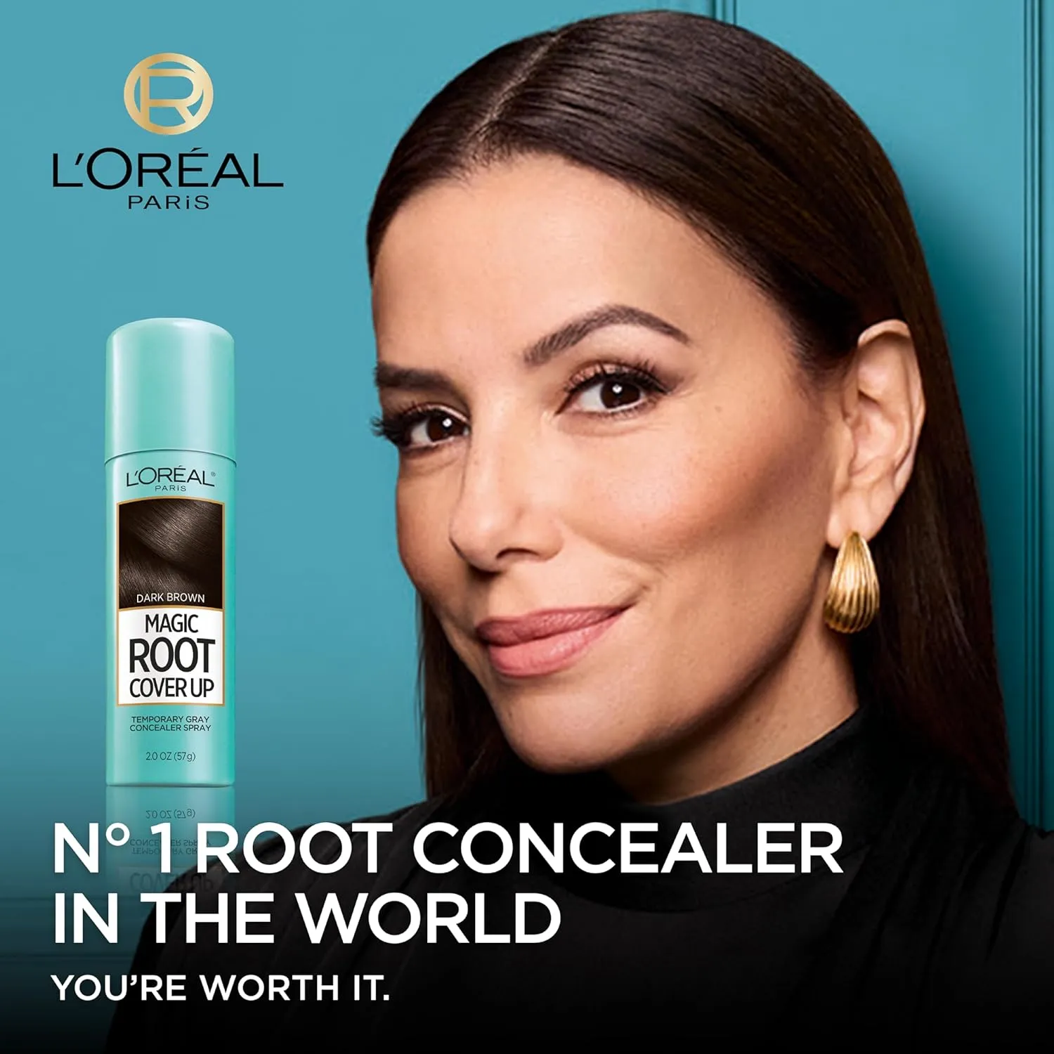 L'Oreal Paris Hair Color Root Cover Up Temporary Gray Concealer Spray Light Golden Brown (Pack of 2) (Packaging May Vary)