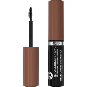L'Oreal Paris Infallible Volumizing 24H Wear Brow Mascara, Long Lasting Eyebrow Makeup for 2X Fuller Eyebrows, 6R Auburn, 0.13 Fl Oz