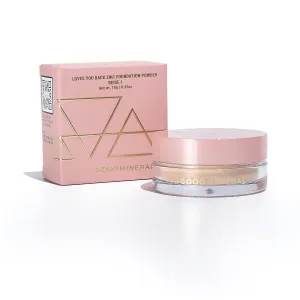 Loves-You-Back 3in1 Mineral Powder Foundation (BEIGE 1) | Designed for Rosacea, Acne-Prone, Sensitive Skin | 3IN1 Concealer, Powder   Foundation | Non-Caking, Non-Drying