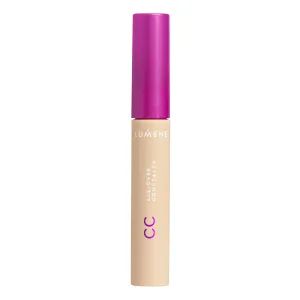 Lumene Under Eye Concealer - CC All-Over Hydrating Concealer with Medium Coverage - Multi-Tasking Under Eye Makeup Infused with Hyaluronic Acid with a Skin-Like Finish - 0.5 Light (0.3 fl oz)