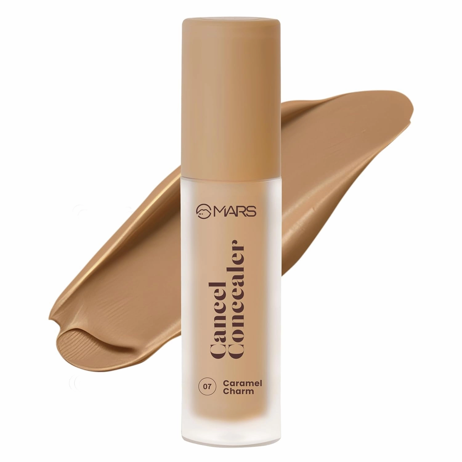MA-RS SP/F50      Cancel Concealer with Radiant Natural Finish (6.0 ml) (07-CARAMEL CHARM) | Lightweight | Medium to High Coverage | Long-Lasting & Multi-Purpose | Crease Resistant
