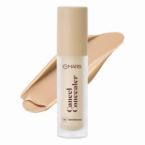 MA-RS SP/F50 PA     Cancel Concealer with Radiant Natural Finish (6.0 ml) (05-SANDSTONE) | Lightweight | Medium to High Coverage | Long-Lasting & Multi-Purpose | Crease Resistant