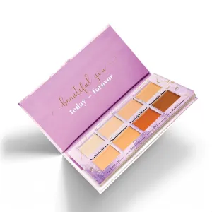 MAHANT Soft Glam Base (8 Shades) Face Makeup Palette - Creamy Highly Blendable Matte Long Lasting & Lightweight, Perfect to create Flawless Base- Includes Foundation Concealer & Contour