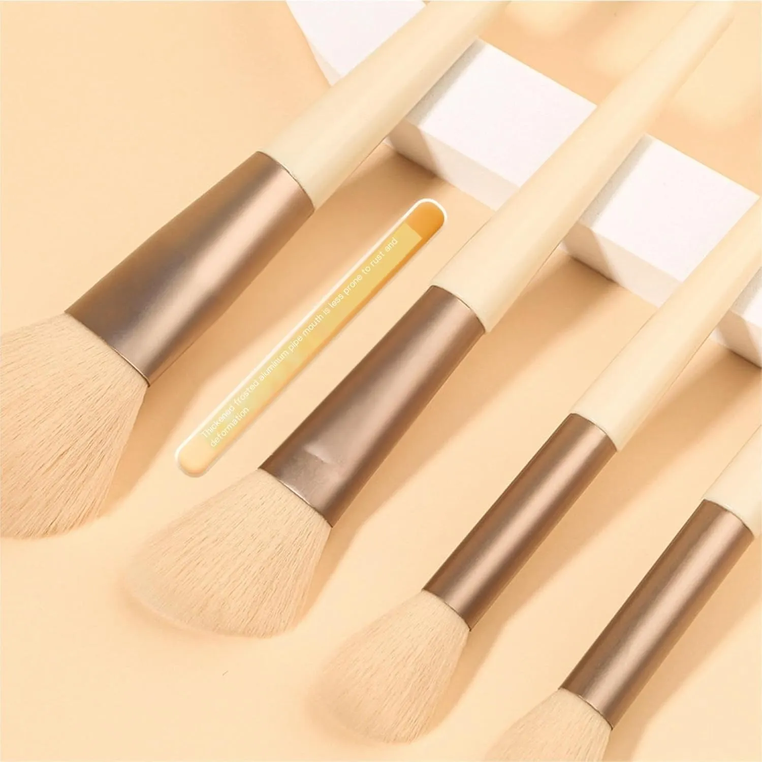 Makeup Brushes 12pcs Makeup Brushes Soft Fur Eyeshadow Set Brush Contour Powder Blush Concealer Brush Beauty Tools Brush Set(C)