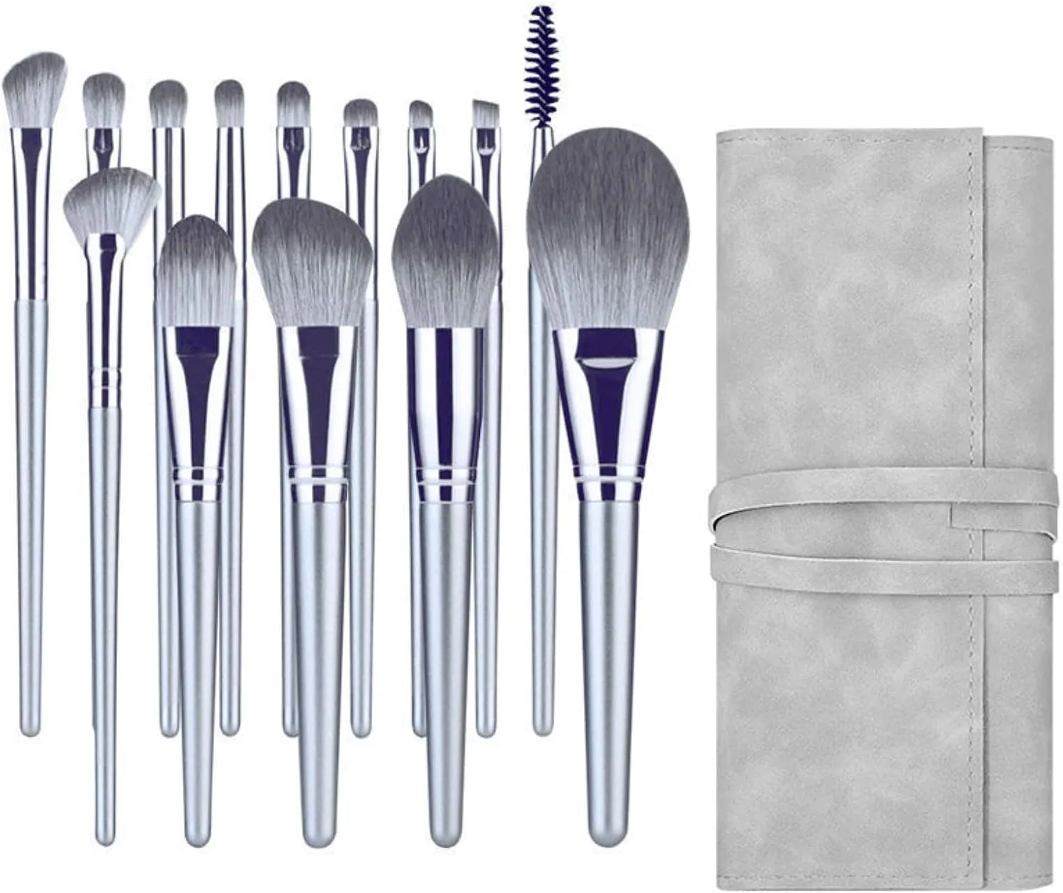Makeup Brushes 14-Piece Makeup Brush Set with Brush Bag Soft Brushes Comfortable Handles Beauty Tools Portable Makeup Brush Set Brush Set
