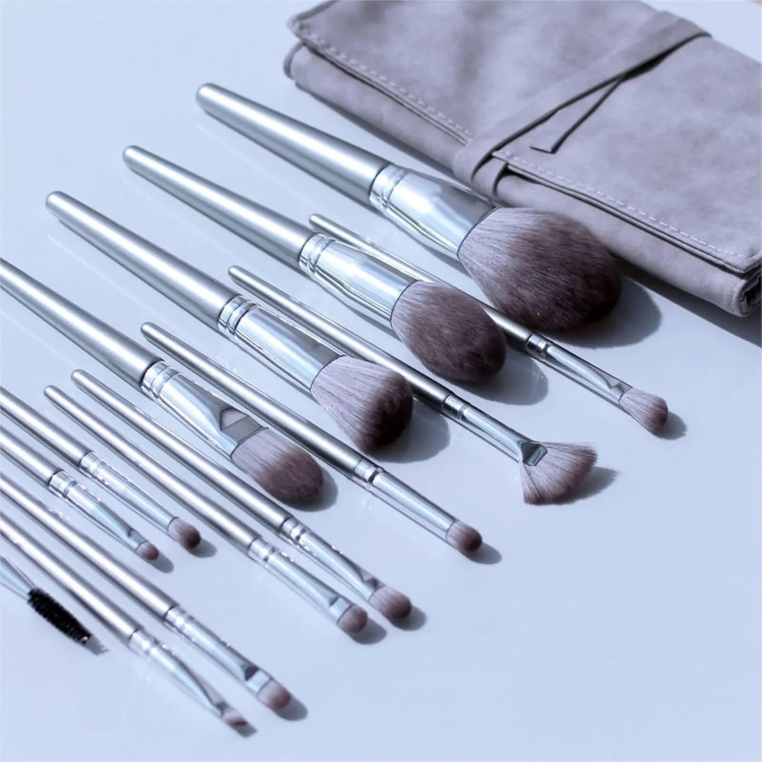 Makeup Brushes 14-Piece Makeup Brush Set with Brush Bag Soft Brushes Comfortable Handles Beauty Tools Portable Makeup Brush Set Brush Set