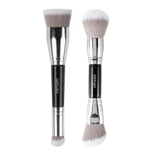 Makeup Brushes Double Ended Foundation Brush & Concealer Brush, Powder Foundation Brush & Contour Brush