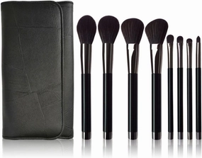 Makeup Brush Set for Eyeshadow, Foundation, Blush, and Concealer, Set of 8,Travel Makeup Bag Included