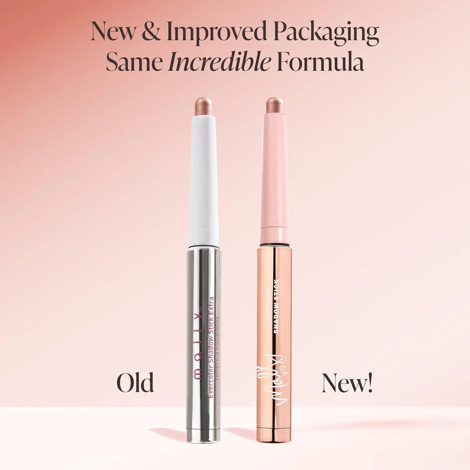 Mally Beauty Evercolor Eyeshadow Stick - Fierce Shimmer - Waterproof and Crease-Proof Formula - Easy-to-Apply Buildable Color - Cream Shadow Stick