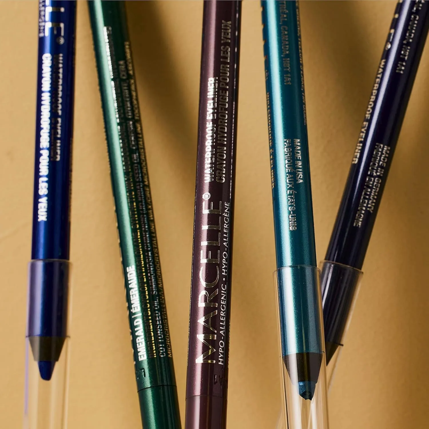 Marcelle Waterproof Eyeliner, Mulberry, Eye Pencil, Creamy Formula, Long-Lasting, Waterproof, Smudge-Proof, Fragrance-Free, Hypoallergenic, Cruelty-Free, 0.04 Oz.