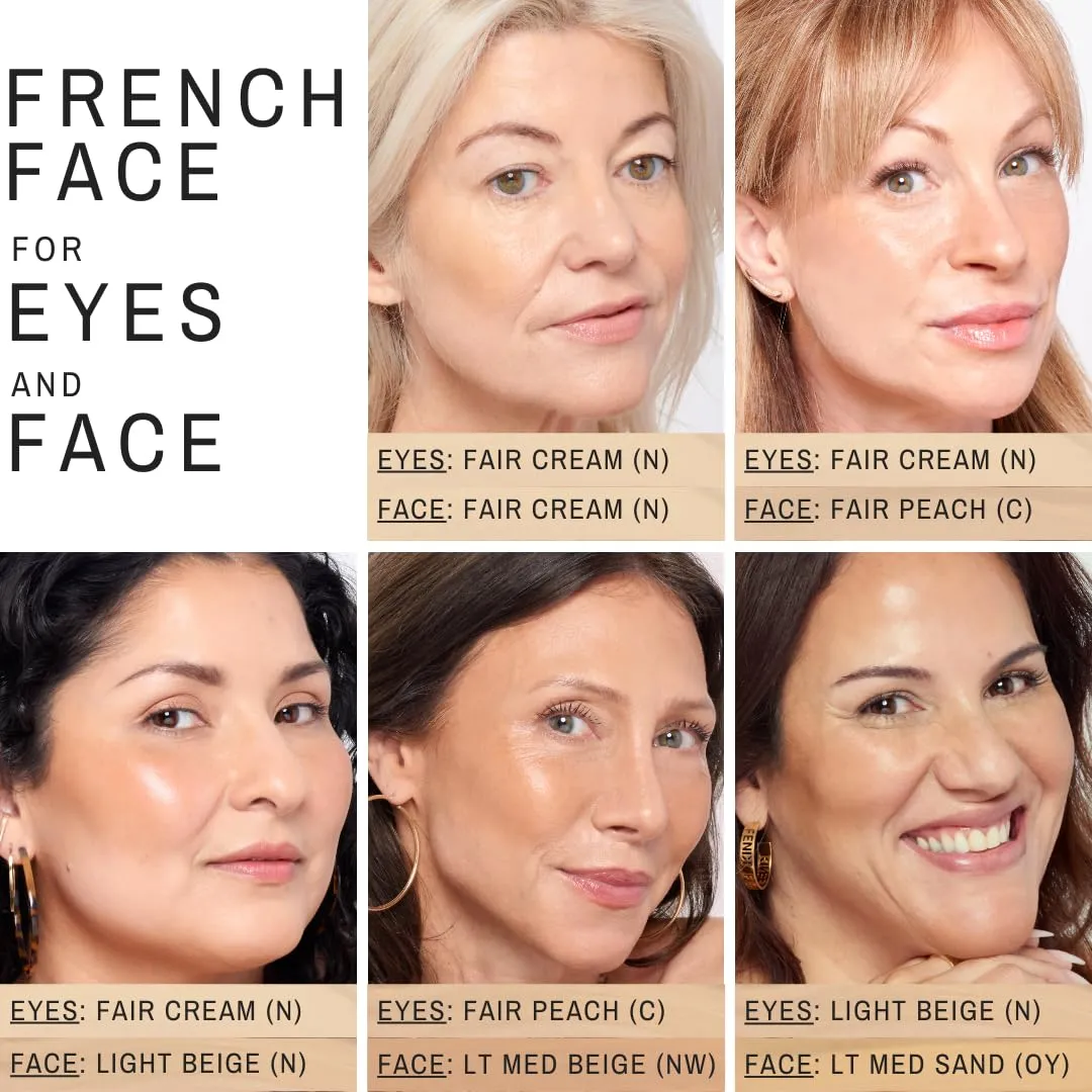 Maxine's Revenge FRENCH FACE Concealer Concentrate | Hydrate and Blur | Conceal, Highlight and Brontour with Lightweight Full-Coverage LIGHT MEDIUM SAND
