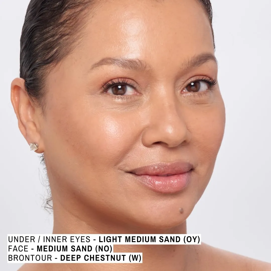 Maxine's Revenge FRENCH FACE Concealer Concentrate | Hydrate and Blur | Conceal, Highlight and Brontour with Lightweight Full-Coverage LIGHT MEDIUM SAND