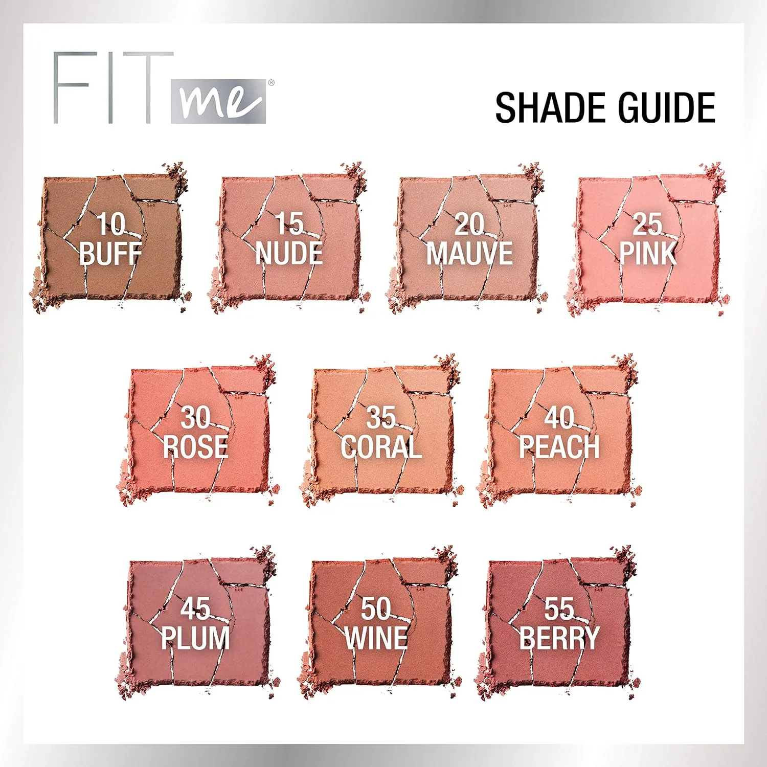 Maybelline Fit Me Loose Finishing Powder   Fit Me Blush Makeup Bundle, Includes 1 Setting Powder in Dark and 1 Blush in Berry