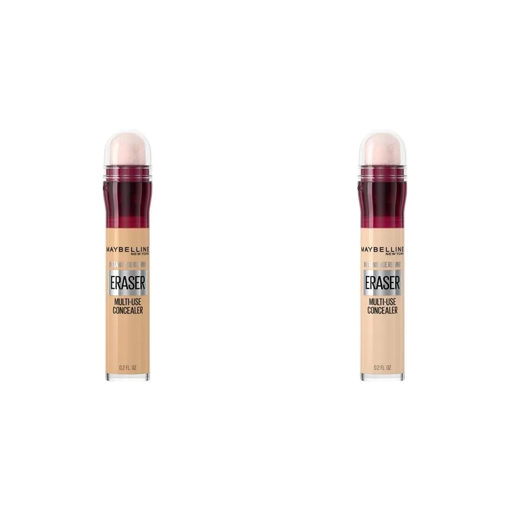 Maybelline Instant Age Rewind Eraser Dark Circles Concealer Bundle with 122 and 100 Treatments