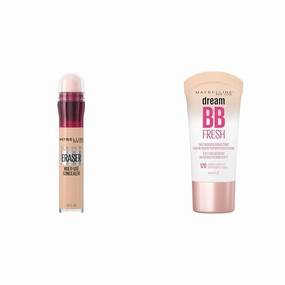 Maybelline Instant Age Rewind Dark Circles Concealer 115 Count and Dream Fresh Skin Hydrating BB Cream SPF 30 Medium