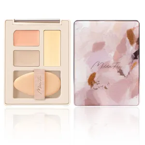 MilleFee Secret Concealer Palette 02 Bright Yellow, High Coverage, for Dark Circle, Redness