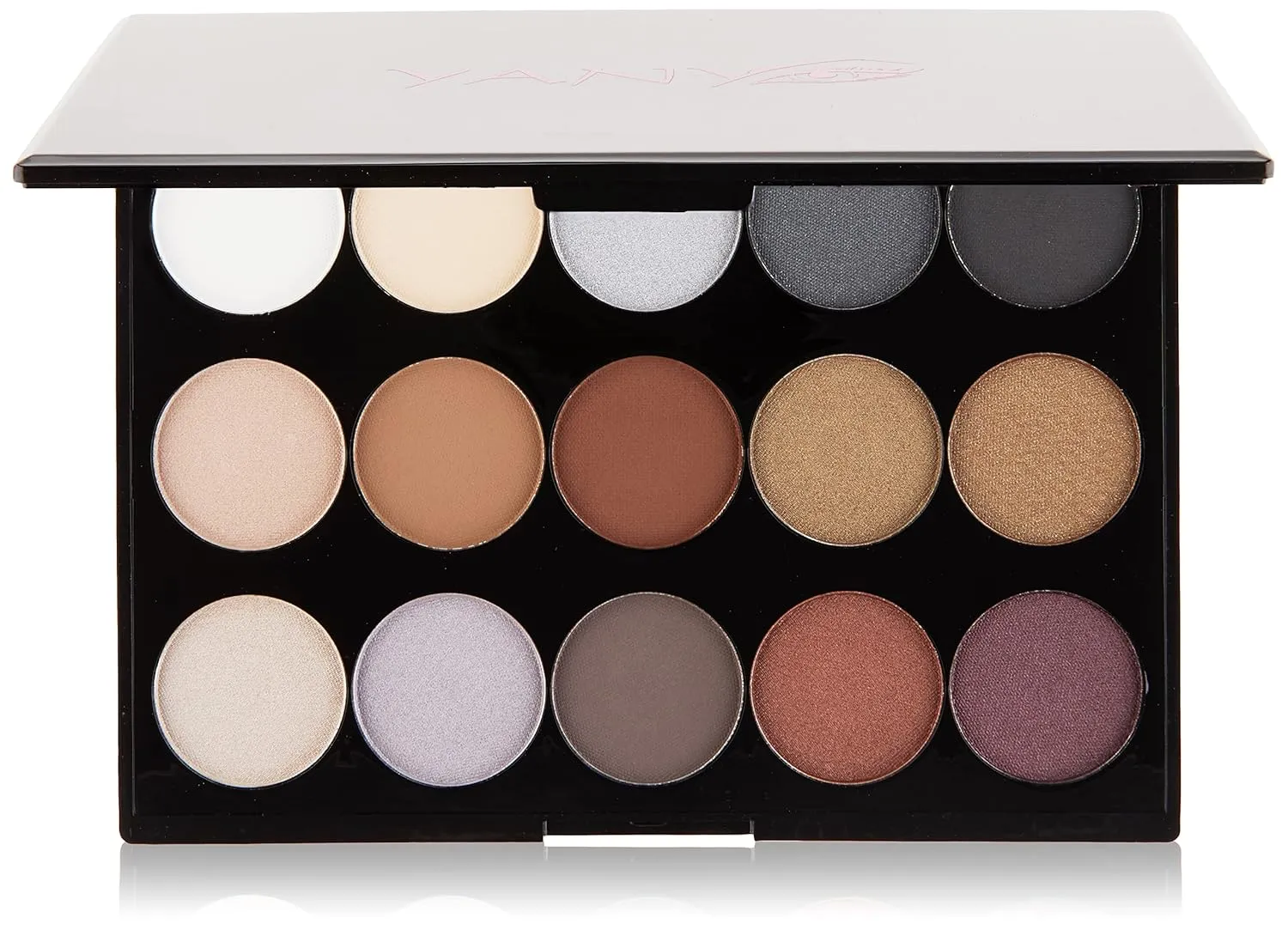 Minah Collection 15-Shades Eye Shadow Palette with Mirror