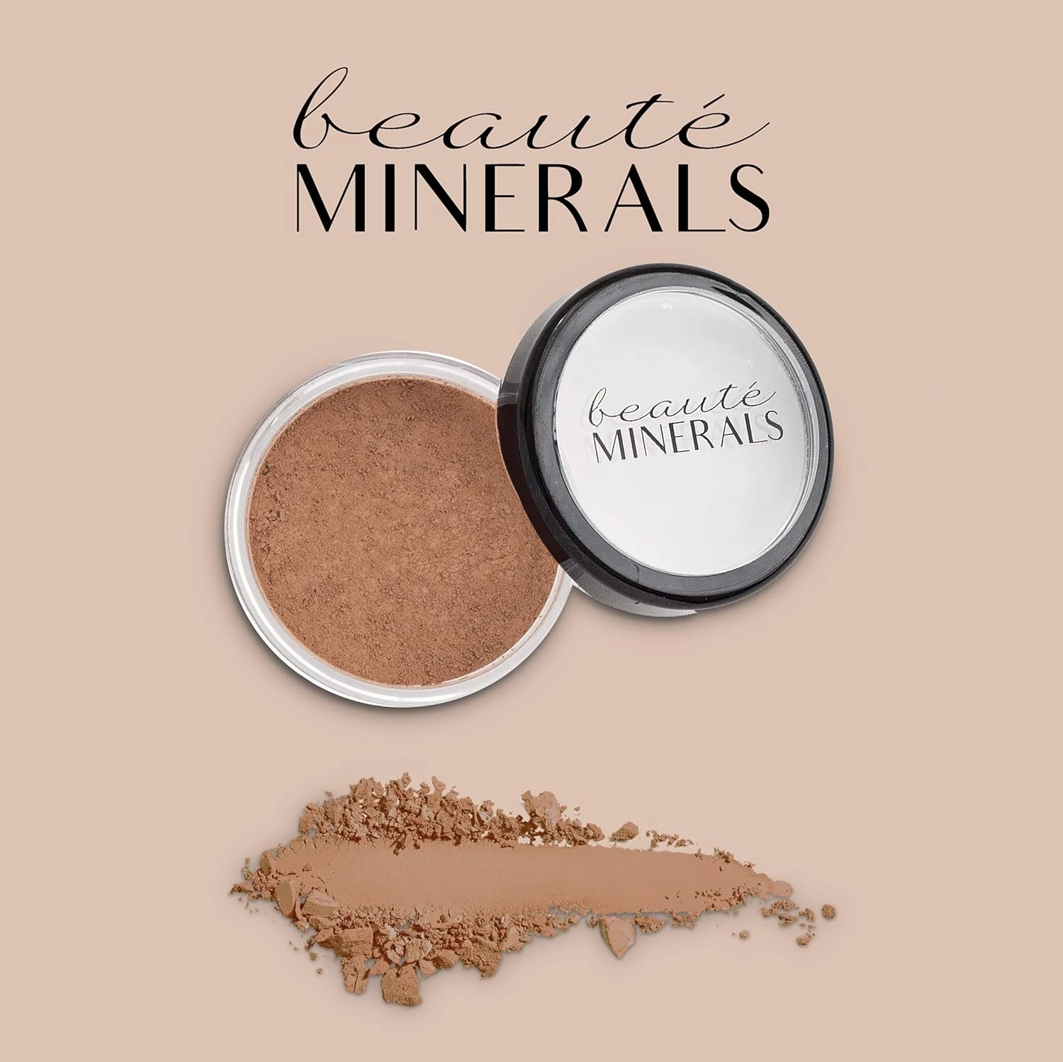 Mineral Blush Powder by Beauté Minerals | Gluten Free Pressed Powder Blush Makeup: Natural Makeup Contour, Blush and Highlighter Palette for Glowing Skin, Lip and Cheek Tint in Natural Radiance