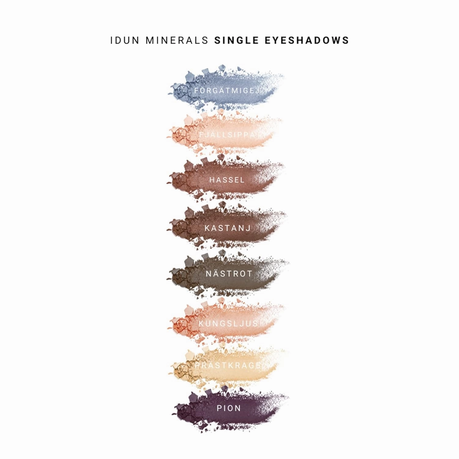 Mineral Single Eyeshadow for women - Shimmery Shades To Matte Tones - Ensure A Color-True, Pigmented And Crease-Resistant Result - Nstrot, Brownish Green, 0.12 Ounce