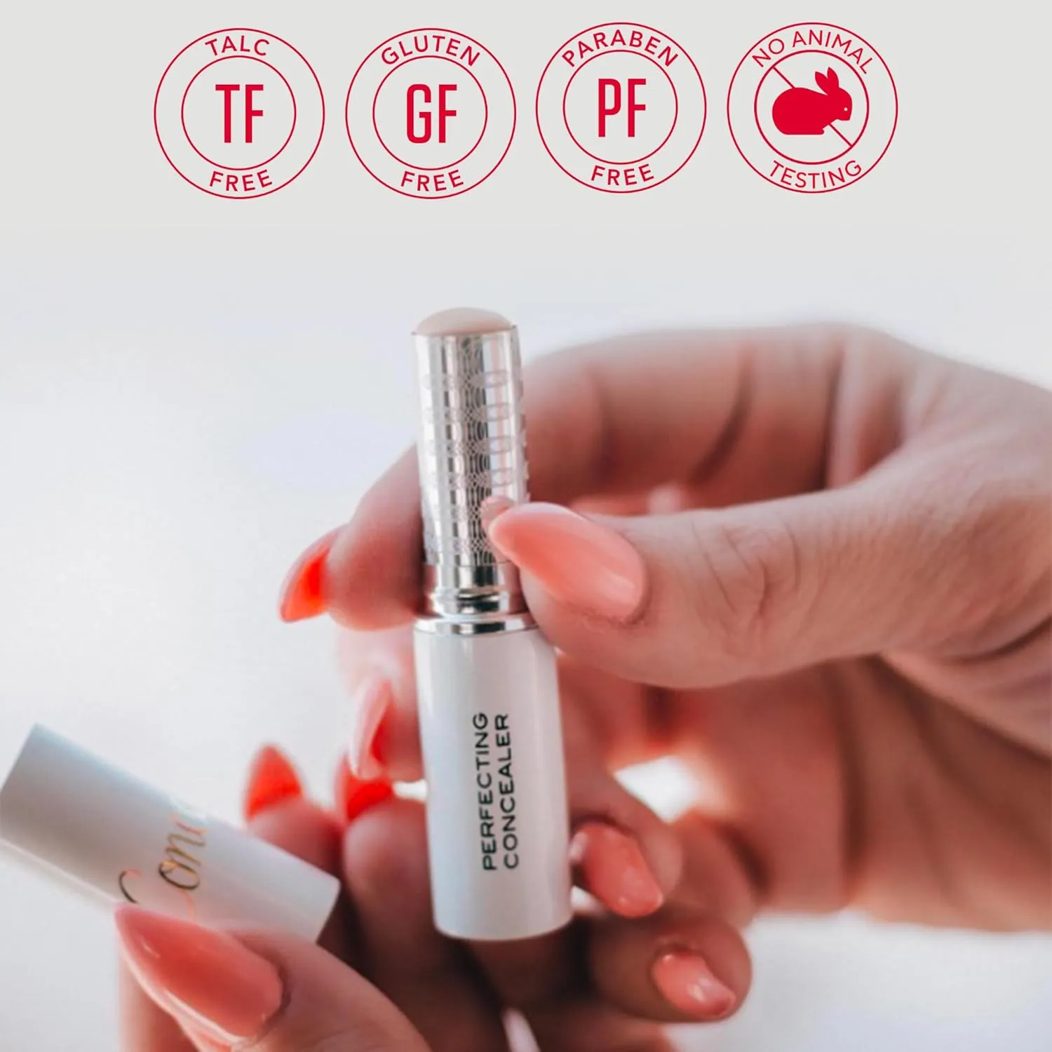 Mirabella Perfecting Longwear Cream Concealer Stick, Weightless & Versatile Hydrating Concealer Makeup Highlights, Contours, Soothes, Nourishes & Moisturizes Skin with Age-Defying Benefits, Medium III