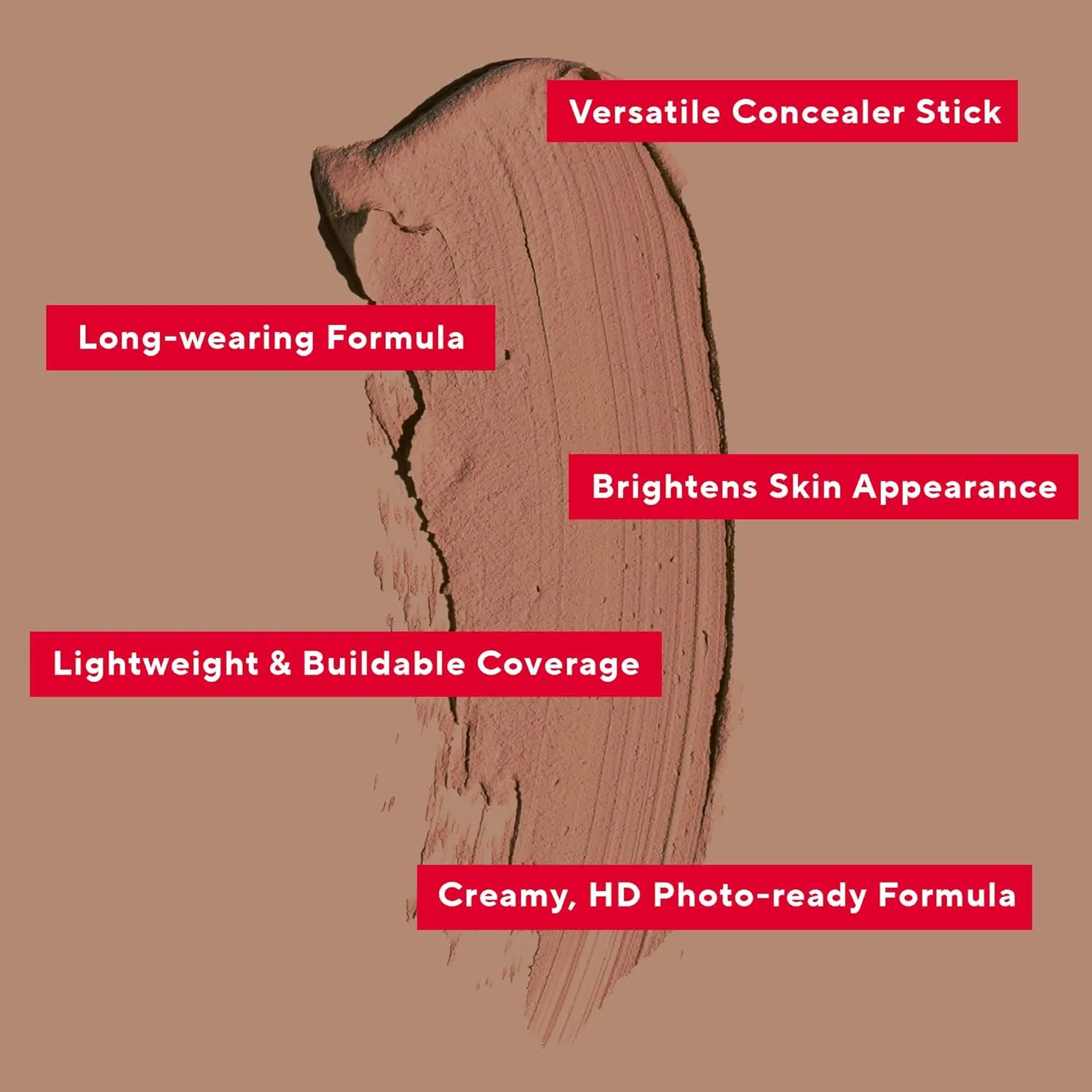 Mirabella Perfecting Longwear Cream Concealer Stick, Weightless & Versatile Hydrating Concealer Makeup Highlights, Contours, Soothes, Nourishes & Moisturizes Skin with Age-Defying Benefits, Medium III