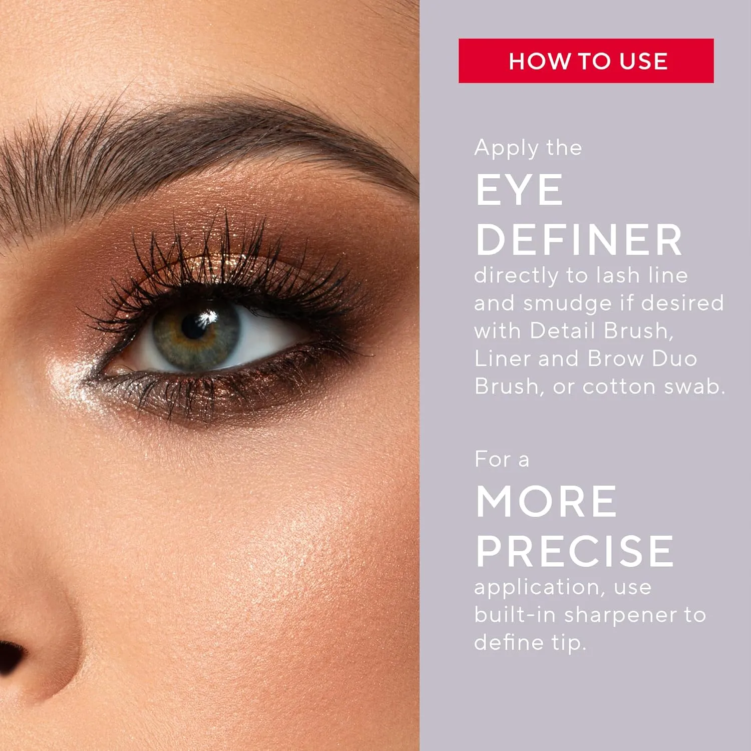 Mirabella Retractable Eye Definer Pencil, Foil, 0.57g/0.02oz