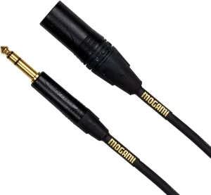 Mogami GOLD TRS-XLRM-06 Balanced Audio Adapter Cable, 1/4" TRS Male Plug to XLR-Male, Gold Contacts, Straight Connectors, 6 Foot