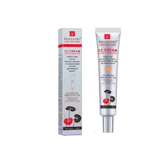 Moisturizing CC Cream with Centella Extract, Lasting Makeup Coverage, Concealer Compatible, (light, 45ml)