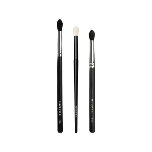 Morphe Crease Blending Eyeshadow Brush Trio - Eyeshadow Brush Set for Blending, Precision and Definition - Includes M330, M139 & M506 - For Cream or Powder Formulas (3 Count)