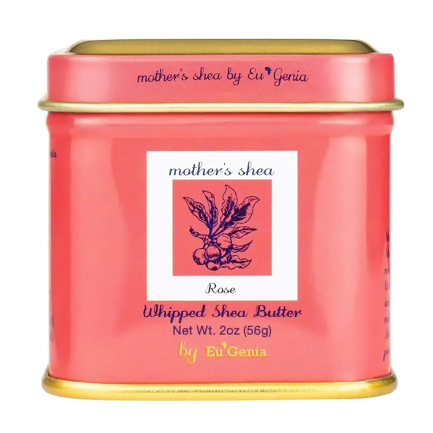 Mother's Shea Whipped Shea Butter (Rose, 2 Oz Tins - Set of 3) 100% Pure Raw Unrefined African Shea - Organic, Sustainably-Sourced Ingredients - Natural Skin & Hair Care