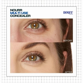 Multi-Use Concealer | All-in-One Conceal, Contour & Highlight | Hydrating, Crease-Resistant, Long-Lasting | Nourishing Formula for Flawless Skin