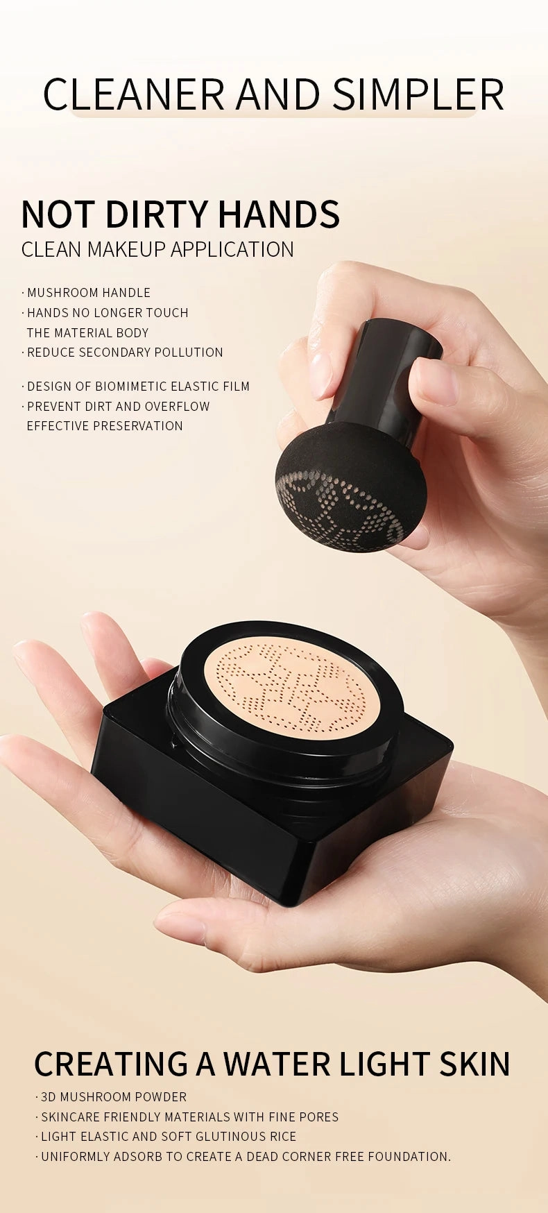 Mushroom Cushion Lightweight Concealer