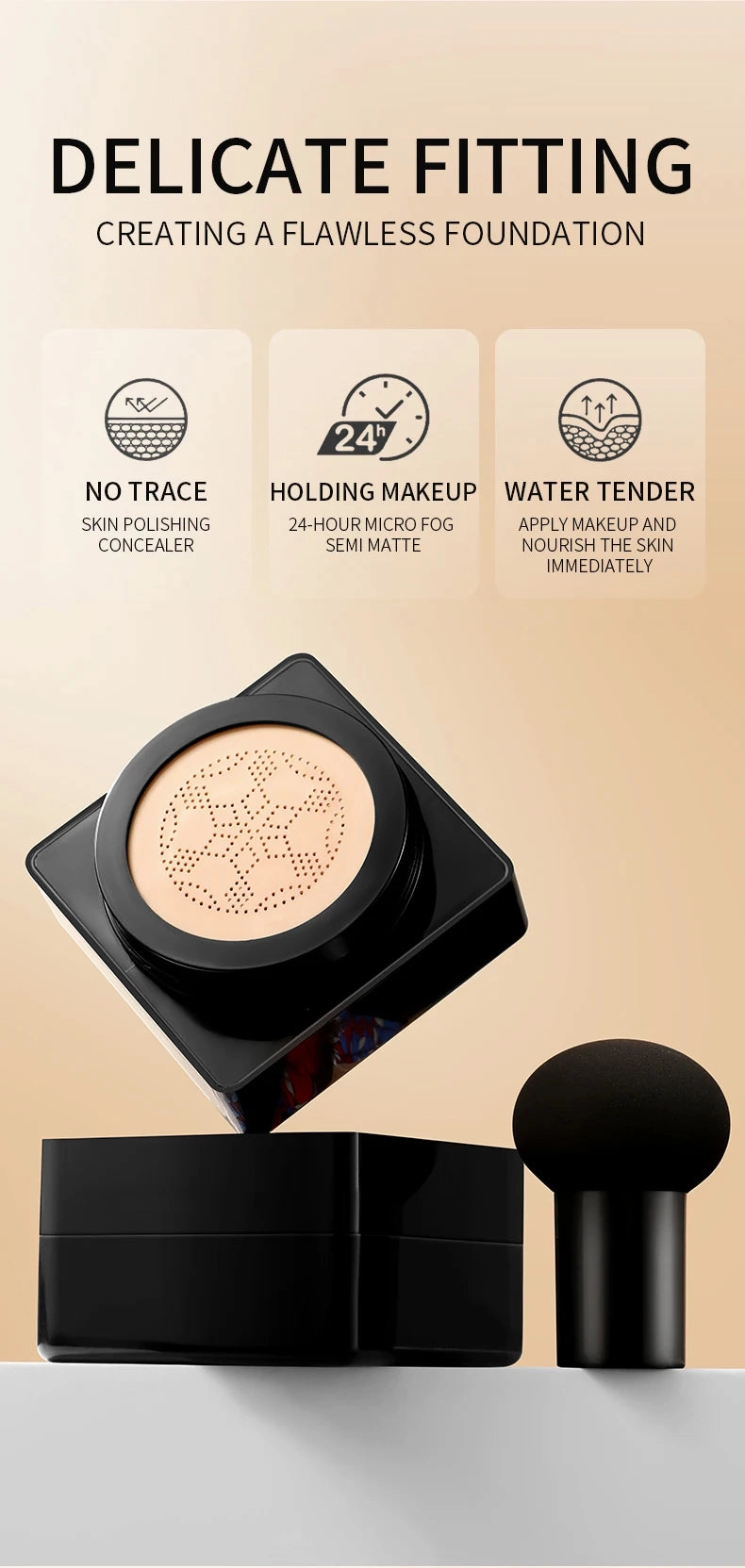 Mushroom Cushion Lightweight Concealer