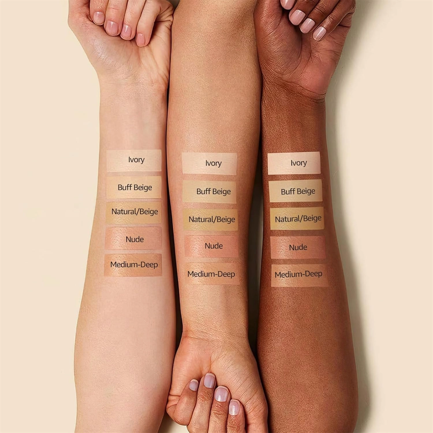 Mushroom Head Air Cushion CC Cream - BB Cream Face Makeup Foundation for Mature Skin Moisturizing Concealer Brighten Long-Lasting, Even Skin Tone for All Skin Types (2PCS Buff Beige)