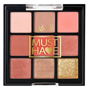 Must Have Limitless Looks Eyeshadow Palette - Peach Glam | 9 Colours Eyeshadow Palette | Shimmer & Metallic Finish Shades | Halal Certified & Vegan Makeup - 10.8g