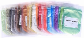Nail Art Makeup Pigment Set 30 Colors Powder Nail Highlighter Fine Glitter Metallic Foil Size