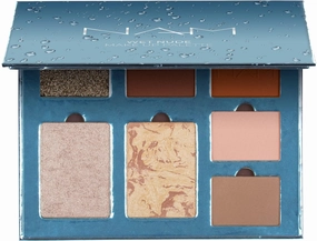 NAM Makeup Wet Nude Eyeshadow Palette with Blush and Highlighter, 17.5g