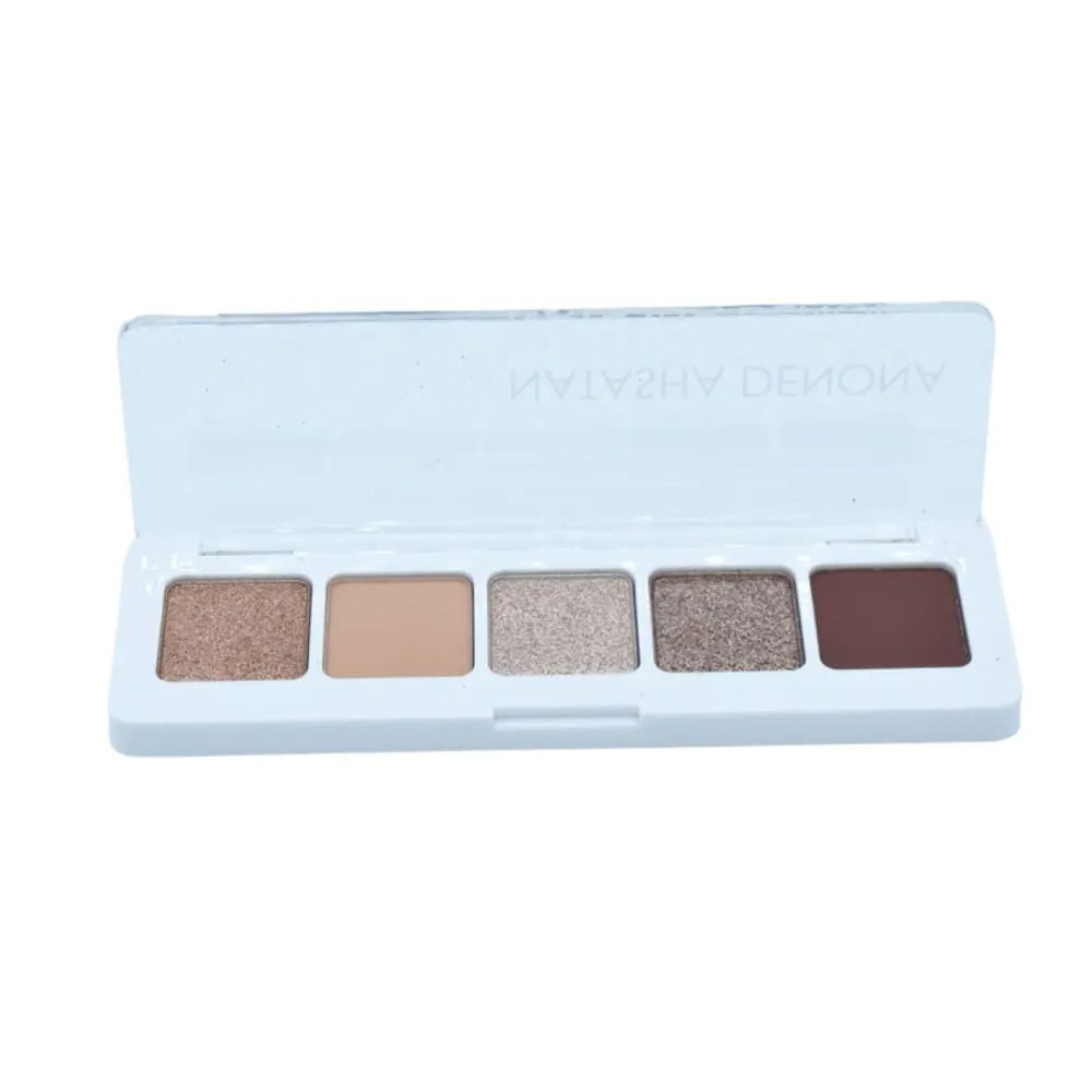 Natasha Denona Mini Nude Eyeshadow Kit - Mini Nude Eyeshadow Palette & Eyeshadow Brush