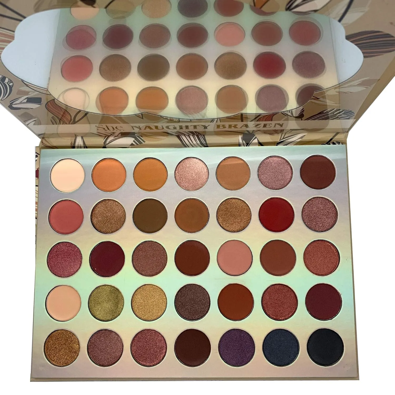 Naughty Brazen Classic Nude 35 Color Palette