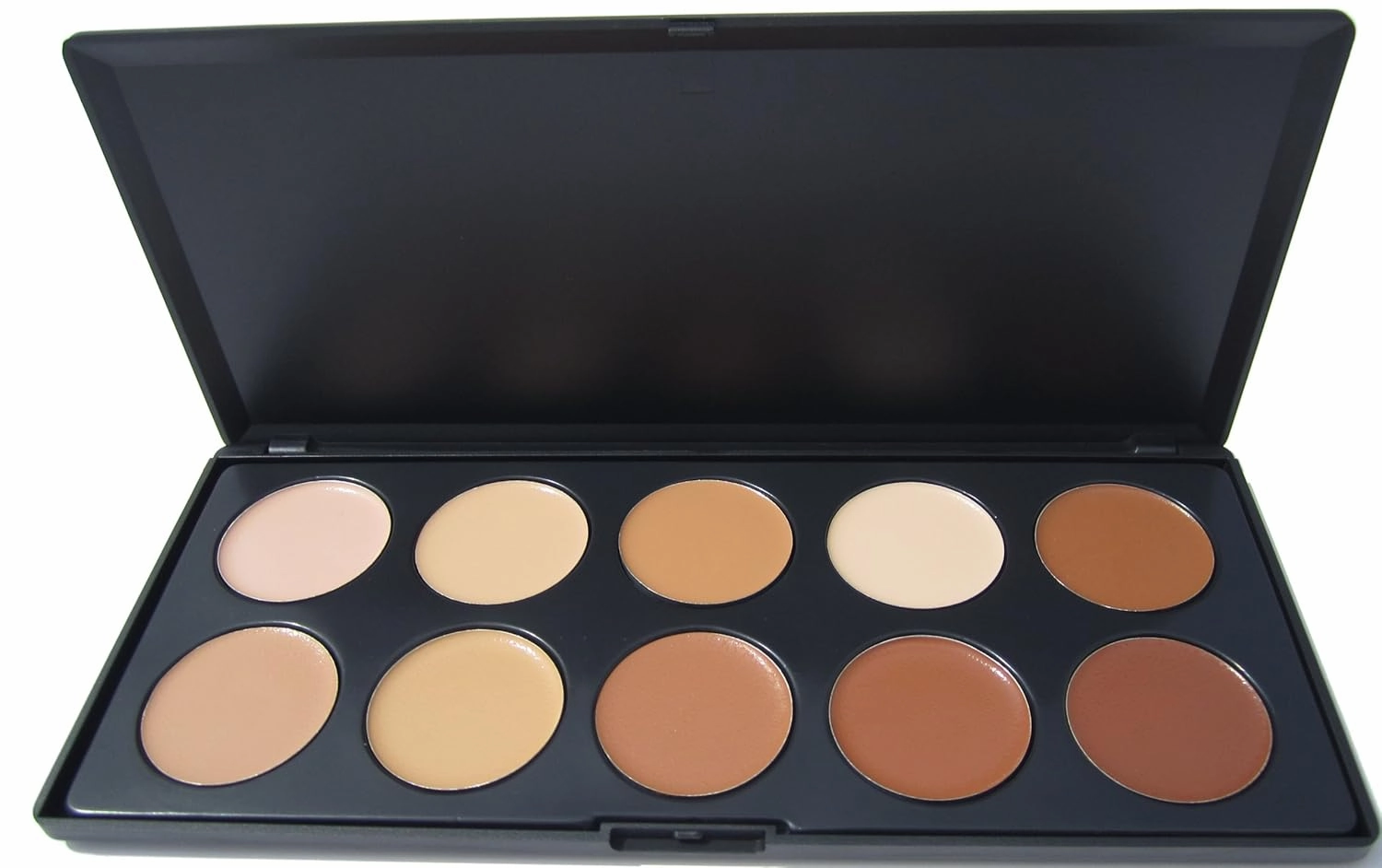 New!!! Ml Collection 10 Color Camouflage Concealer Palette, Cream Nature