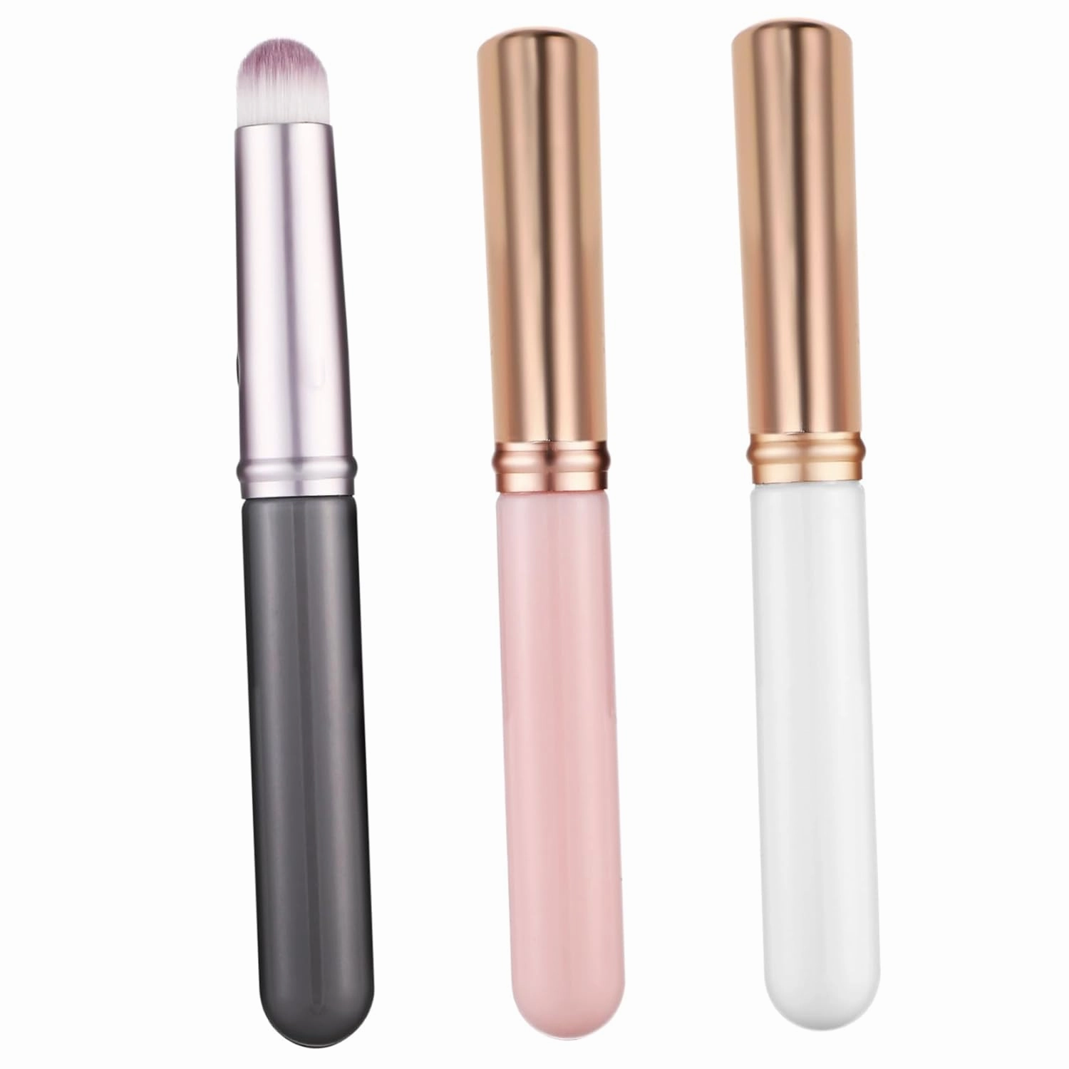 NOLITOY 15pcs Concealer Brushes Lids Soft Synthetic Makeup Tools for Precise under Eye and Lip Coverage for Liquid Powder Cosmetics Travel-friendly Design