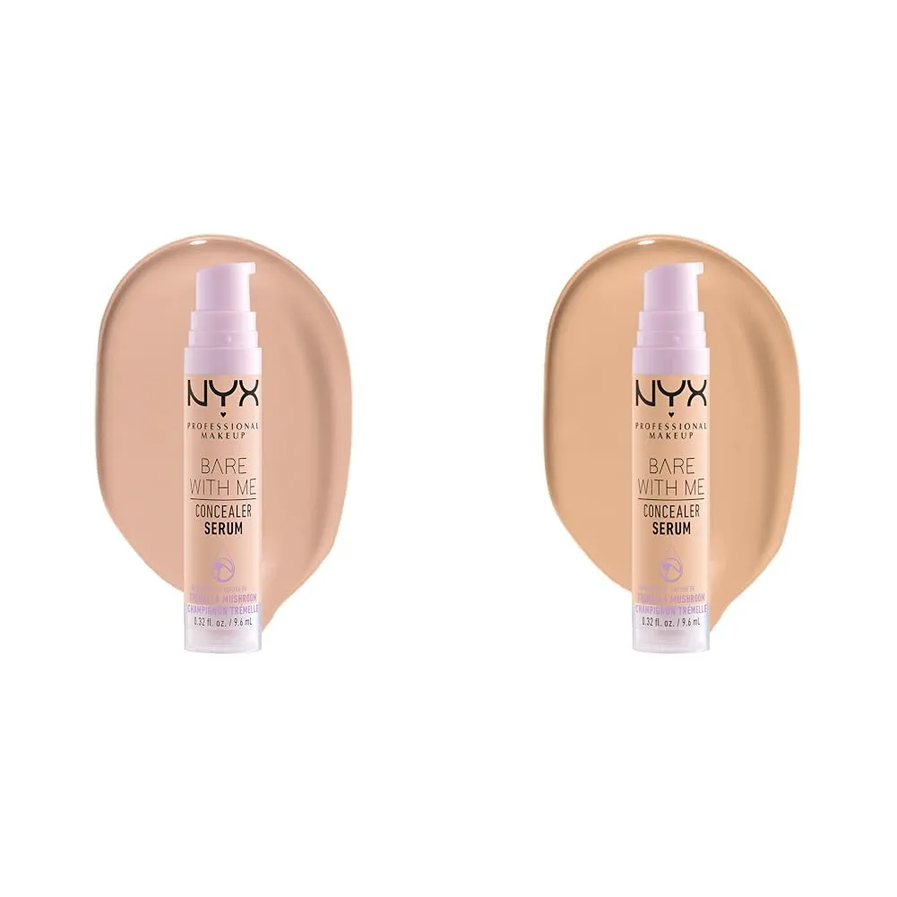 NYX Bare With Me Concealer Serum Bundle - Light and Beige Shades