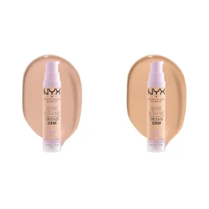 NYX Bare With Me Concealer Serum Bundle - Light and Beige Shades