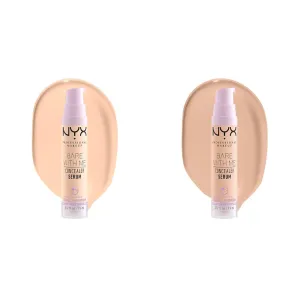 NYX PROFESSIONAL MAKEUP Bare With Me Concealer Serum Bundle - Fair & Vanilla Shades