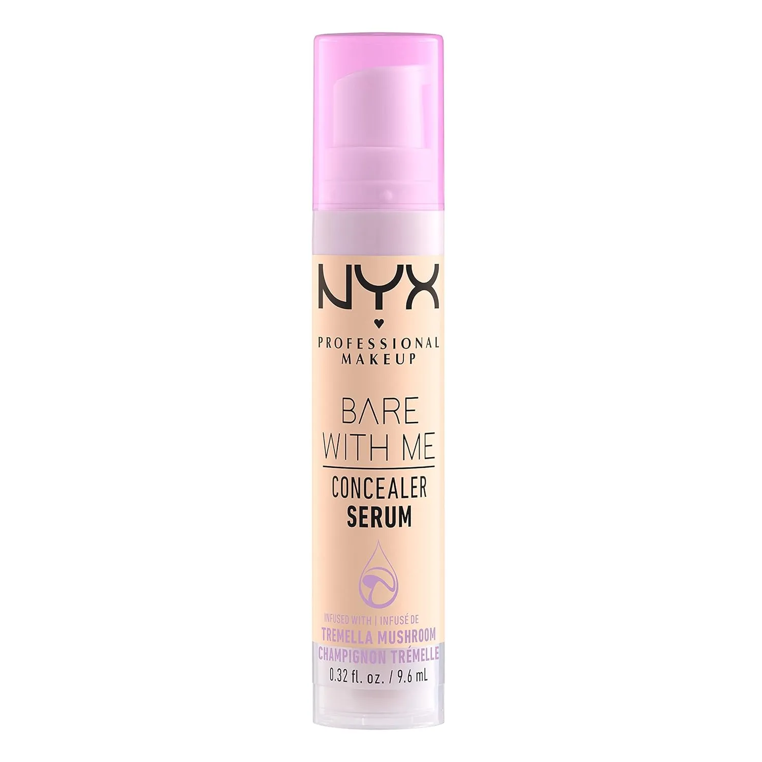 NYX PROFESSIONAL MAKEUP Bare With Me Concealer Serum, Concealer Makeup For Up To 24Hr Hydration - Fair