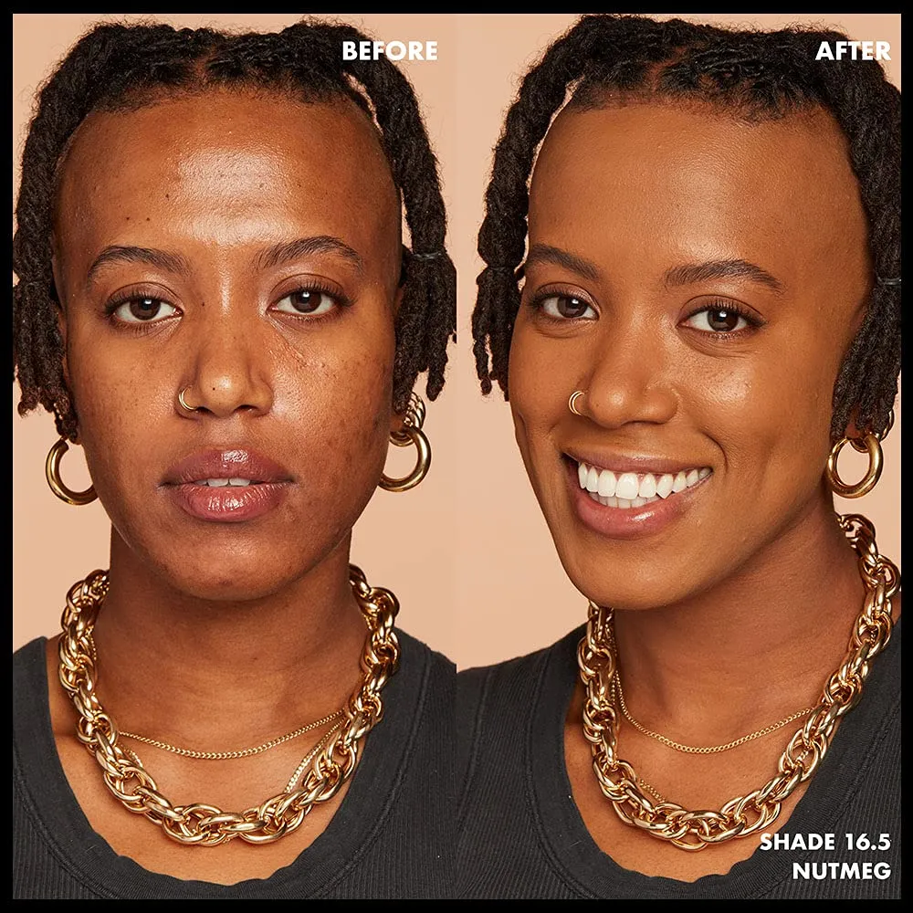 NYX PROFESSIONAL MAKEUP Can't Stop Won't Stop Foundation, 24h Full Coverage Matte Finish - Nutmeg