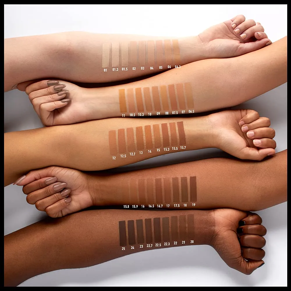 NYX PROFESSIONAL MAKEUP Can't Stop Won't Stop Foundation, 24h Full Coverage Matte Finish - Nutmeg